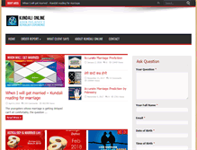Tablet Screenshot of kundalionline.com